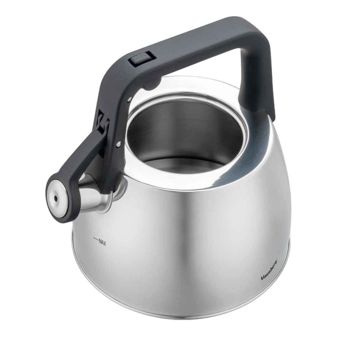 CZAJNIK STALOWY Z GWIZDKIEM 2,5L KLAUSBERG KB-7914